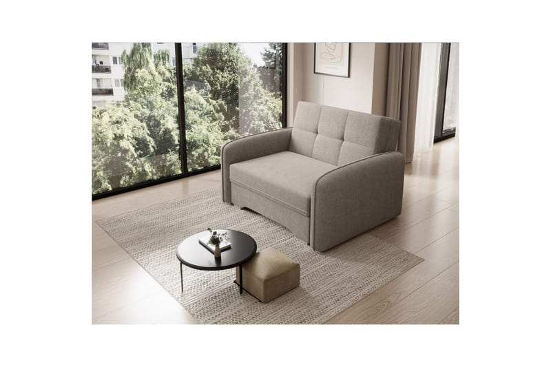 Sofa Eltap Laine 102x109x84 cm - Poco 7, Beige - Møbler - Sofaer - Sovesofaer - 2 seters sovesofa