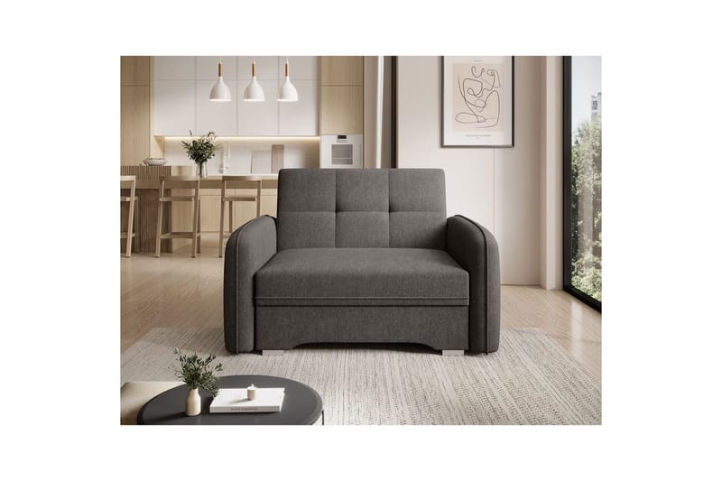 Sofa Eltap Laine 102x109x84 cm - Poco 5, Mørk Grå - Møbler - Sofaer - Sovesofaer - 2 seters sovesofa