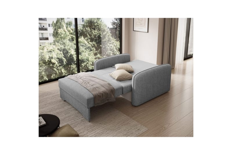 Sofa Eltap Laine 102x109x84 cm - Poco 3, Lys grå - Møbler - Sofaer - Sovesofaer - 2 seters sovesofa