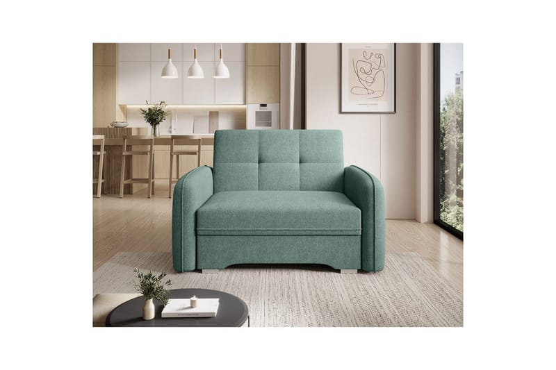 Sofa Eltap Laine 102x109x84 cm - Poco 100, Grønn - Møbler - Sofaer - Sovesofaer - 2 seters sovesofa