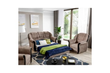 Sofa Eltap Lord 180x85x105 cm - Dora 22, Brun - Møbler - Sofaer - Sovesofaer - 2 seters sovesofa