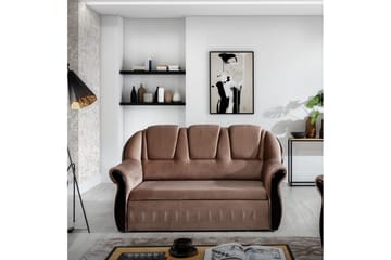 Sofa Eltap Lord 180x85x105 cm - Monolith 09, Mørk Beige - Møbler - Sofaer - Sovesofaer - 2 seters sovesofa