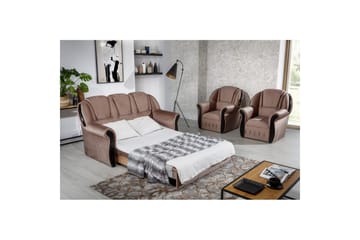 Sofa Eltap Lord 180x85x105 cm - Monolith 09, Mørk Beige - Møbler - Sofaer - Sovesofaer - 2 seters sovesofa