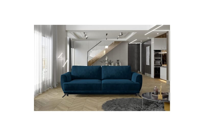Sofa Eltap Megis 242x95x90 cm, Kronos 09, Mørk blå