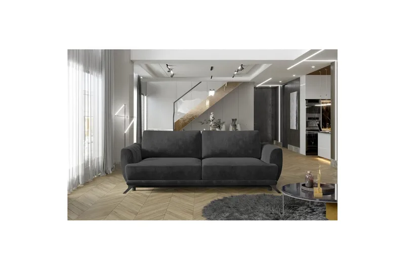 Sofa Eltap Megis 242x95x90 cm, Paros 06, Grå