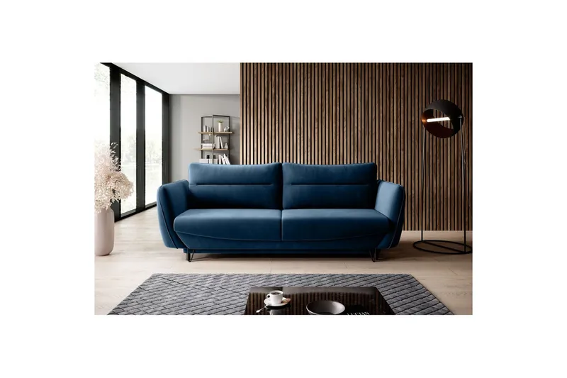 Sofa Eltap Silva 236x95x90 cm, Lukso 40, Mørk Blå