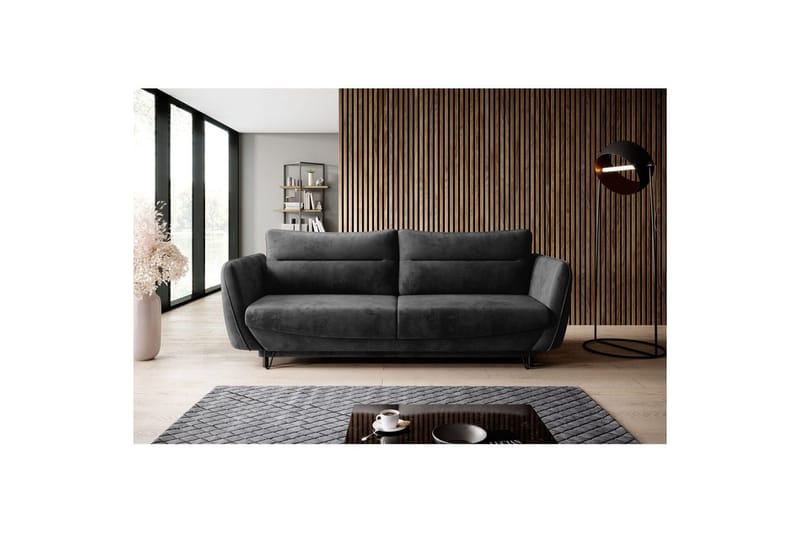 Sofa Eltap Silva 236x95x90 cm, Nube 6, Mørk Grå