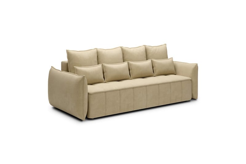 Sofa Eltap Weltton 242x106x94 cm - Monolith 04, Beige - Møbler - Sofaer - Sovesofaer - 3 seters sovesofa