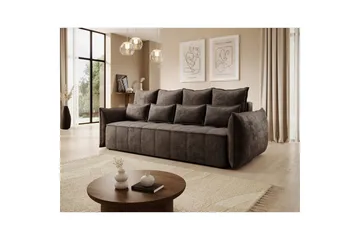 Sofa Eltap Weltton 242x106x94 cm - Nube 22, Brun - Møbler - Sofaer - Sovesofaer - 3 seters sovesofa