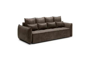 Sofa Eltap Weltton 242x106x94 cm - Nube 22, Brun - Møbler - Sofaer - Sovesofaer - 3 seters sovesofa