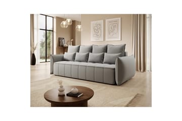 Sofa Eltap Weltton 242x106x94 cm - Sola 04, Grå - Møbler - Sofaer - Sovesofaer - 3 seters sovesofa