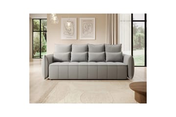 Sofa Eltap Weltton 242x106x94 cm - Sola 04, Grå - Møbler - Sofaer - Sovesofaer - 3 seters sovesofa