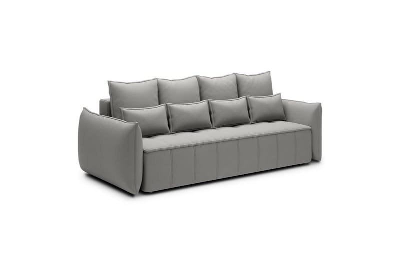 Sofa Eltap Weltton 242x106x94 cm - Sola 04, Grå - Møbler - Sofaer - Sovesofaer - 3 seters sovesofa