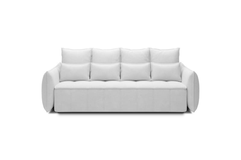 Sofa Eltap Weltton 242x106x94 cm - Paolli 01, Hvit - Møbler - Sofaer - Sovesofaer - 3 seters sovesofa