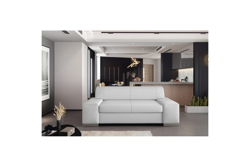 Sofa Eltap Porto, Soft 17, Hvit, 2190x62x73 cm