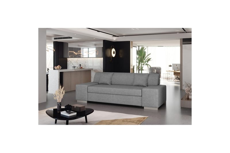 Sofa Eltap Porto - Sawana 21, Grå, 3210x92x73 cm - Møbler - Sofaer - Sovesofaer - 2 seters sovesofa