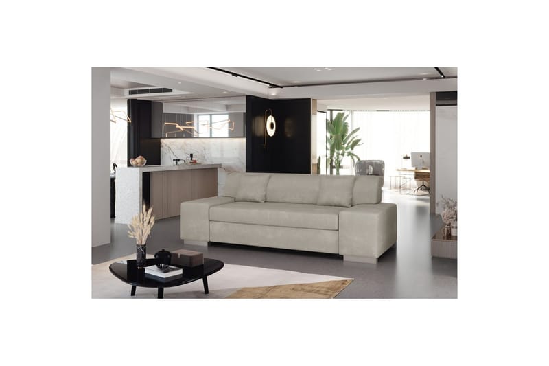 Sofa Eltap Porto - Paros 02, Beige, 3210x92x73 cm - Møbler - Sofaer - Sovesofaer - 2 seters sovesofa