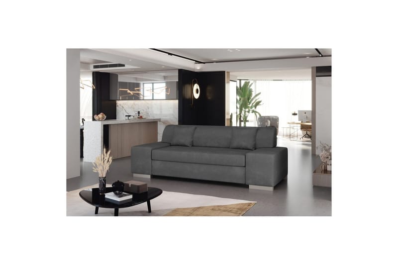 Sofa Eltap Porto - Paros 06, Grå, 3210x92x73 cm - Møbler - Sofaer - Sovesofaer - 2 seters sovesofa