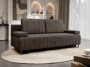 sofa Laguna Lumo 40 - brun - Møbler - Sofaer - Sovesofaer - Langsgående sovesofa