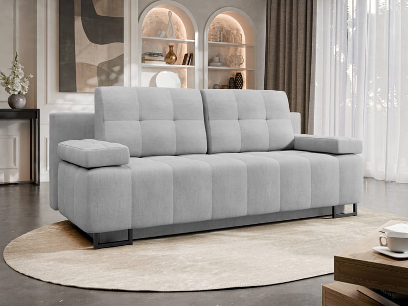 sofa Morena Lumo 65 - grå - Møbler - Sofaer - Sovesofaer - Langsgående sovesofa