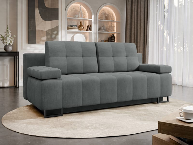 sofa Morena Lumo 75 - grå - Møbler - Sofaer - Sovesofaer - Langsgående sovesofa