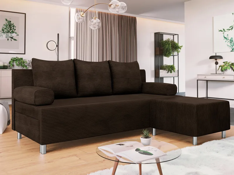 sofa + puff Dover Poso 06 - Møbler - Sofaer - Sovesofaer - Langsgående sovesofa