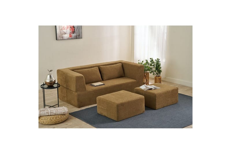 Solin Sovesofa 2-sits - Brun - Møbler - Sofaer - Sovesofaer - 2 seters sovesofa
