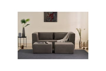 Solin Sovesofa 2-sits - Grå - Møbler - Sofaer - Sovesofaer - 2 seters sovesofa