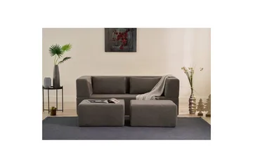 Solin Sovesofa 2-sits - Grå - Møbler - Sofaer - Sovesofaer - 2 seters sovesofa