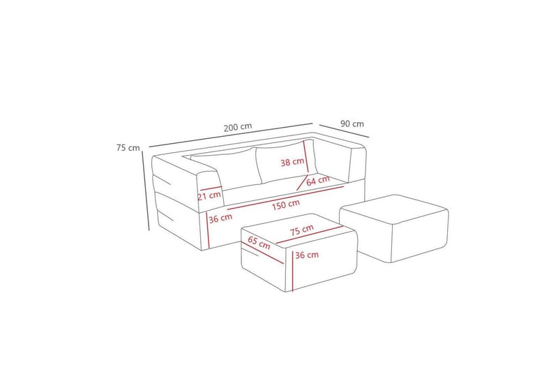Solin Sovesofa 2-sits - Grønn - Møbler - Sofaer - Sovesofaer - 2 seters sovesofa