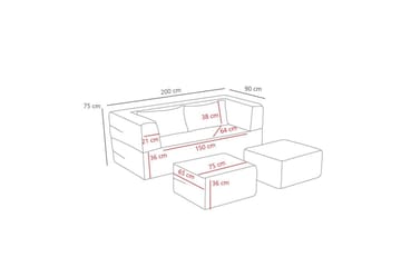 Solin Sovesofa 2-sits - Mørkegrå - Møbler - Sofaer - Sovesofaer - 2 seters sovesofa