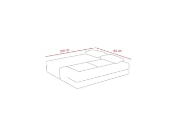 Solin Sovesofa 2-sits - Mørkegrå - Møbler - Sofaer - Sovesofaer - 2 seters sovesofa