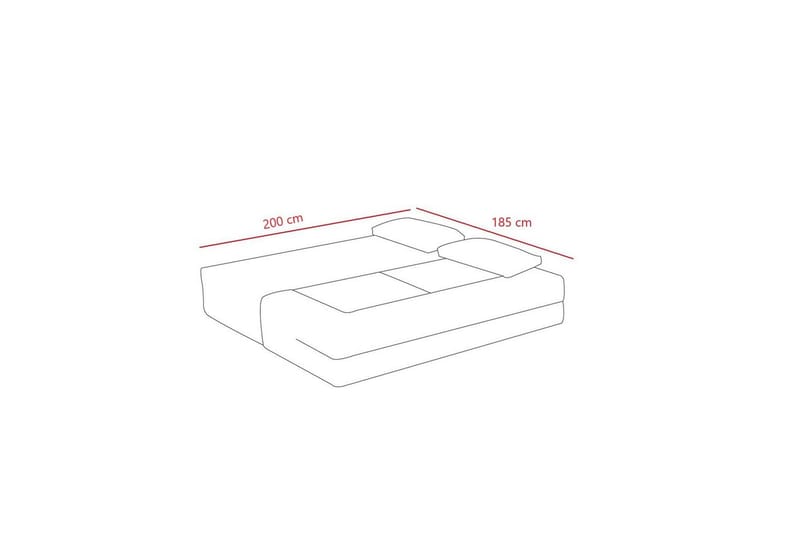 Solin Sovesofa 2-sits - Mørkegrå - Møbler - Sofaer - Sovesofaer - 2 seters sovesofa
