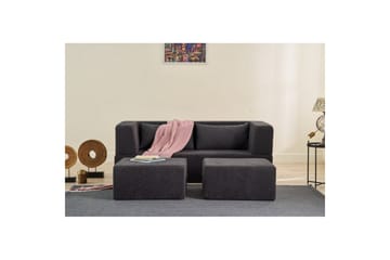 Solin Sovesofa 2-sits - Mørkegrå - Møbler - Sofaer - Sovesofaer - 2 seters sovesofa