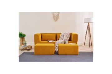 Solin Sovesofa 2-sits - Oransje - Møbler - Sofaer - Sovesofaer - 2 seters sovesofa