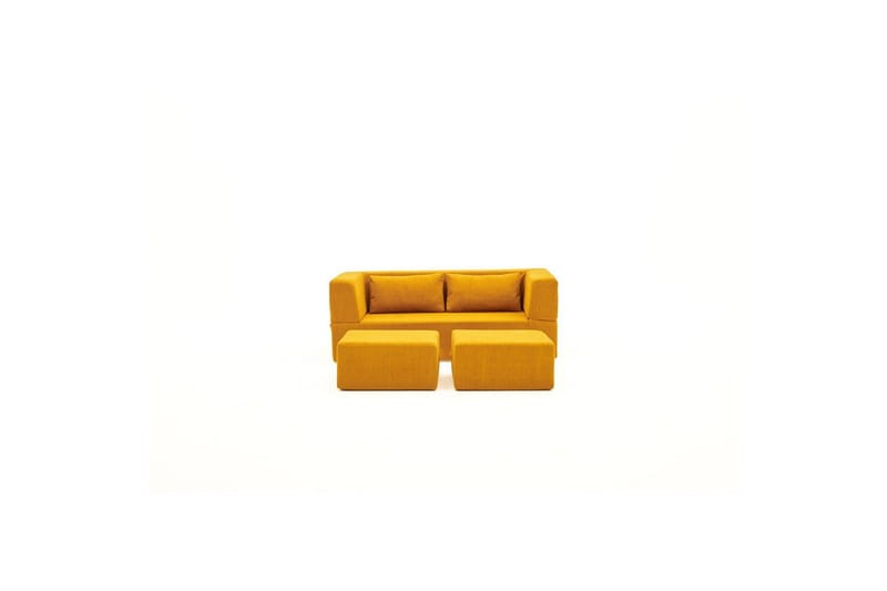 Solin Sovesofa 2-sits - Oransje - Møbler - Sofaer - Sovesofaer - 2 seters sovesofa