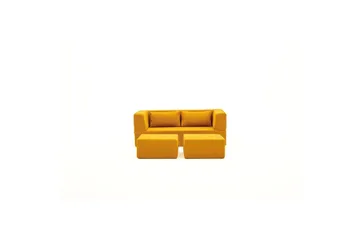 Solin Sovesofa 2-sits - Oransje - Møbler - Sofaer - Sovesofaer - 2 seters sovesofa