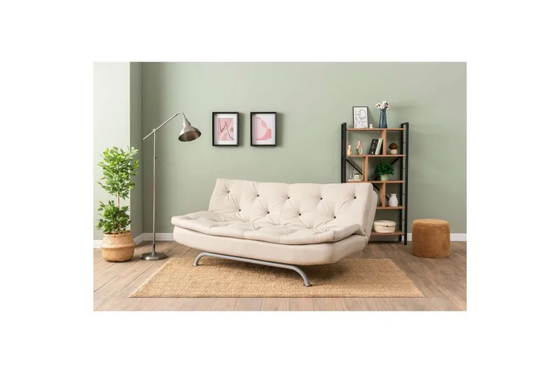 Soren Sovesofa 3-sits - Beige - Møbler - Sofaer - Sovesofaer - 3 seters sovesofa