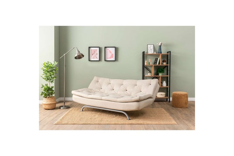 Soren Sovesofa 3-sits - Beige - Møbler - Sofaer - Sovesofaer - 3 seters sovesofa