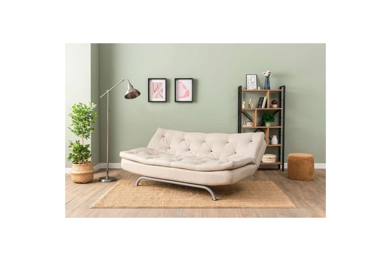 Soren Sovesofa 3-sits - Beige - Møbler - Sofaer - Sovesofaer - 3 seters sovesofa