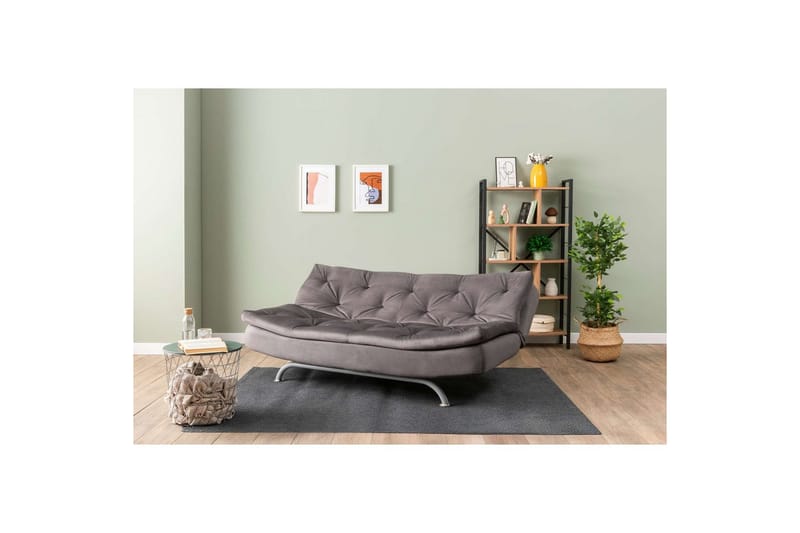 Soren Sovesofa 3-sits - Grå - Møbler - Sofaer - Sovesofaer - 3 seters sovesofa