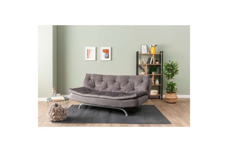 Soren Sovesofa 3-sits - Grå - Møbler - Sofaer - Sovesofaer - 3 seters sovesofa