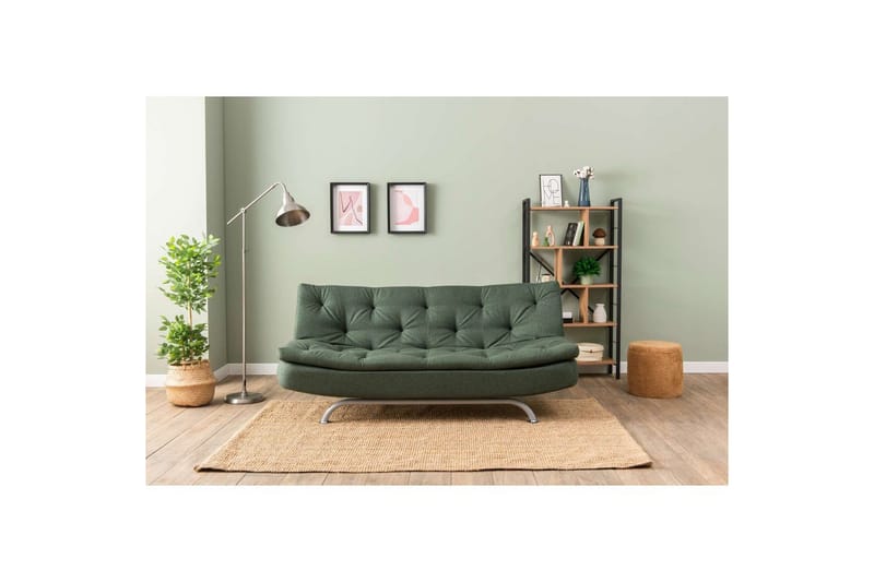Soren Sovesofa 3-sits - Grønn - Møbler - Sofaer - Sovesofaer - 3 seters sovesofa