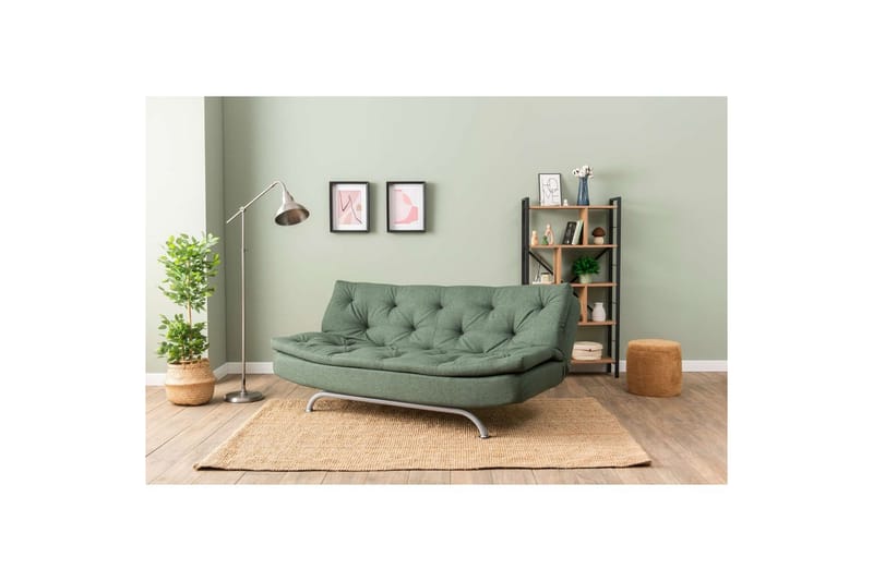 Soren Sovesofa 3-sits - Grønn - Møbler - Sofaer - Sovesofaer - 3 seters sovesofa