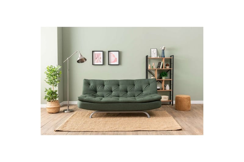 Soren Sovesofa 3-sits - Grønn - Møbler - Sofaer - Sovesofaer - 3 seters sovesofa