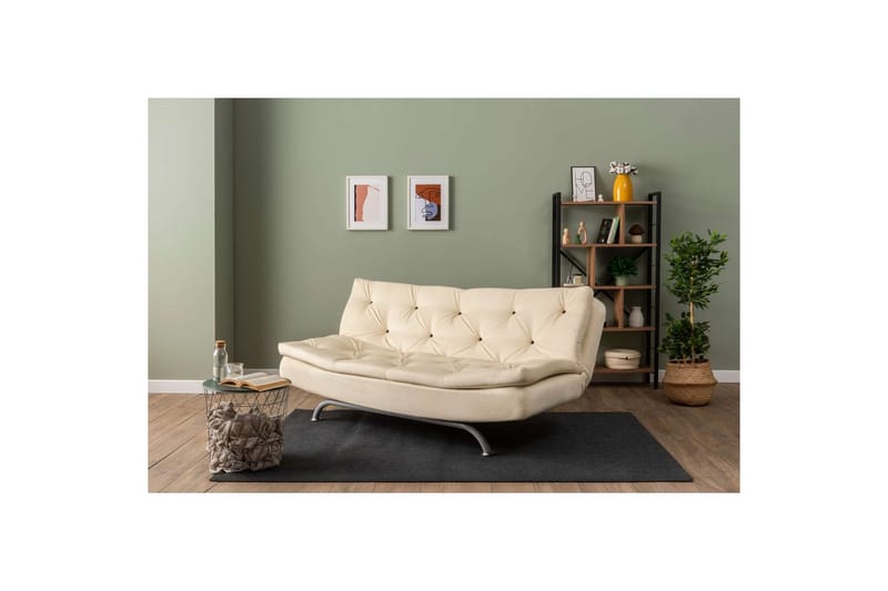 Soren Sovesofa 3-sits - Krem - Møbler - Sofaer - Sovesofaer - 3 seters sovesofa