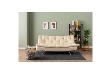 Soren Sovesofa 3-sits - Krem - Møbler - Sofaer - Sovesofaer - 3 seters sovesofa