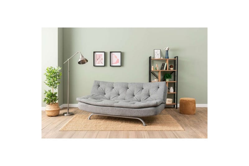 Soren Sovesofa 3-sits - Lysegrå - Møbler - Sofaer - Sovesofaer - 3 seters sovesofa