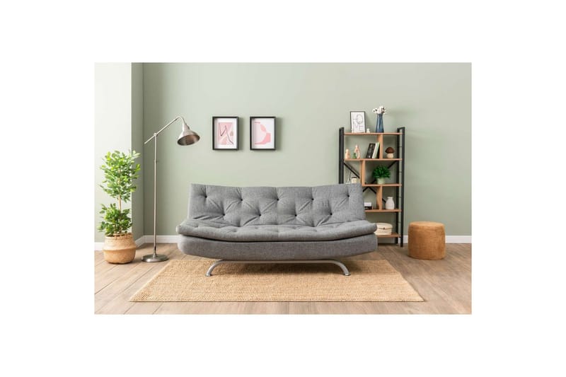 Soren Sovesofa 3-sits - Lysegrå - Møbler - Sofaer - Sovesofaer - 3 seters sovesofa