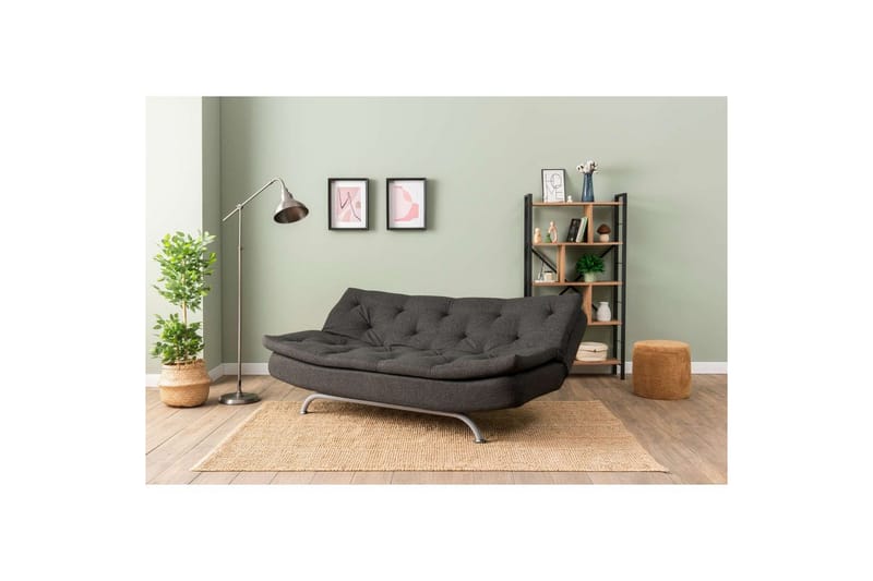 Soren Sovesofa 3-sits - Mørkegrå - Møbler - Sofaer - Sovesofaer - 3 seters sovesofa